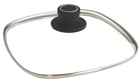 Woll Pfannen Glasdeckel eckig für Pfanne (28 ,00x 28,00 cm)