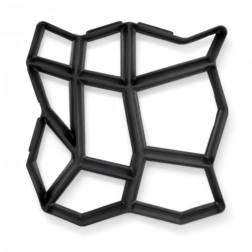 @tec Betonform für Gehwegplatten, Schalungsform 43x43x4,5 cm, Pflasterform | Wiederverwendbare Beton-Gießform aus Polypropylen – einfach Trittsteine, Terrassenplatten & Gartenwege selbst herstellen