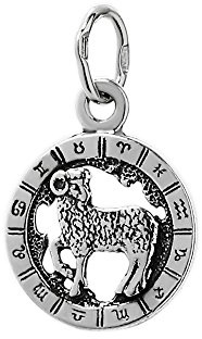 NKlaus 925 Sterlingsilber Kettenanhänger Horoskop Sternzeichen Zodiak