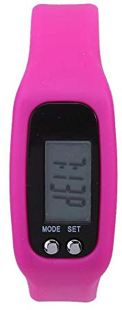 Braccialetto Intelligente, Contapassi, Pedometro, Sport, Fitness Tracker, Rose Red, Monitoraggio, Salute, Attività, Flessibilità, Design, Moda, Sportivi, Running, Daily Use, Health