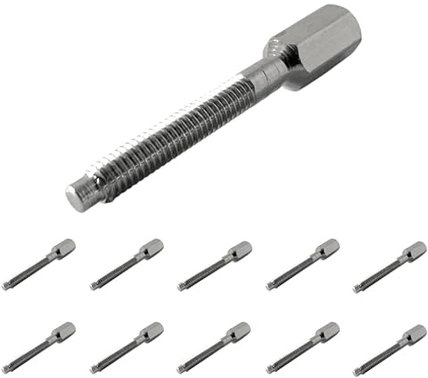 Evoges M3.5 x 35mm Brass Extension Studs Ideal for Extending Sockets and Switch Screws, Pack of 10