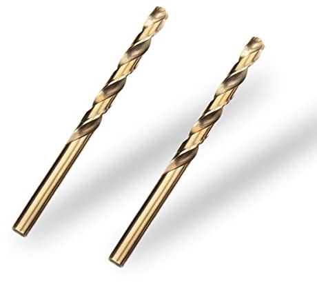 Meccion HSS Metallbohrer Professional Geschliffen Kobalt 2pcs 8.5mm Spiralbohrer fur Edelstahl und Metall