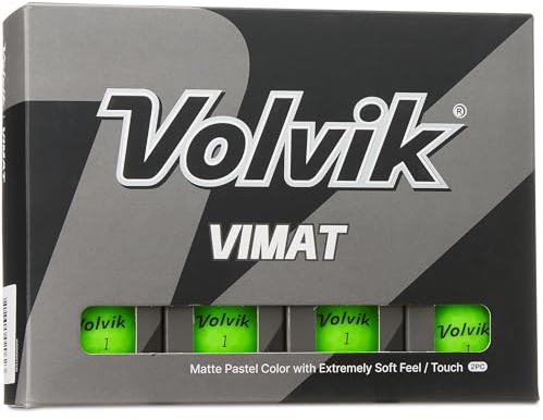 Volvik Box mit 12 Golfbällen Vimat Soft Grün