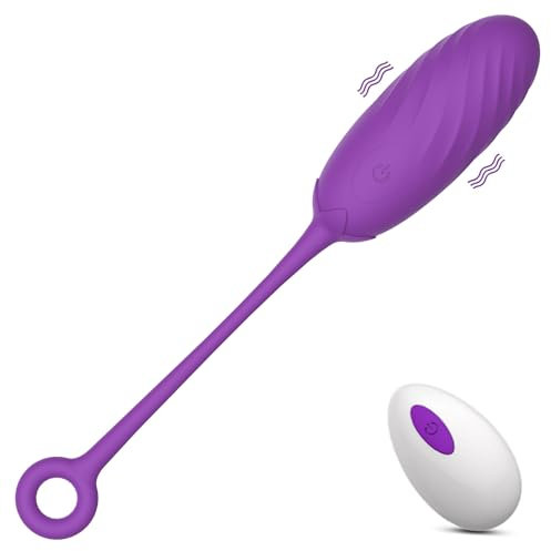 Huevo Ṿibradóradòr Ṥēxṵal para Mùjêr Vîbrãdør con Mando a Distancia,Mini 12 Modos Ṽibráción Parëjas Màndo Juguetês Eróticos para Parejàs Sexuàles Coṋsôladorês.. para Mújer POAD010