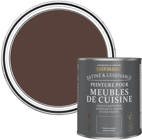 Rust-Oleum abwaschbare Küchenschrankfarbe in rot mit Seidenglanz Finish - Valentina 750ML