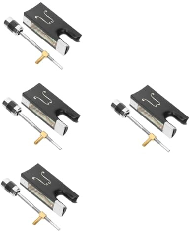 Toyvian 4sätze Cello Violin Bow Frog Schraube Hochwertiger Ersatz Für Violinen Und Cellobögen Langlebig Für Musiker Geeignet Klarer Und Einfache Handhabung