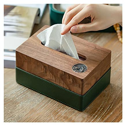 Multifunktionaler Tissue-Box-Halter Retro-Taschentuchbox, Couchtisch, Holzschublade, Taschentuchbox, Esstisch, Taschentuch-Aufbewahrungsbox, zarter und langlebiger Taschentuchbox-Halter Dekorativer Se