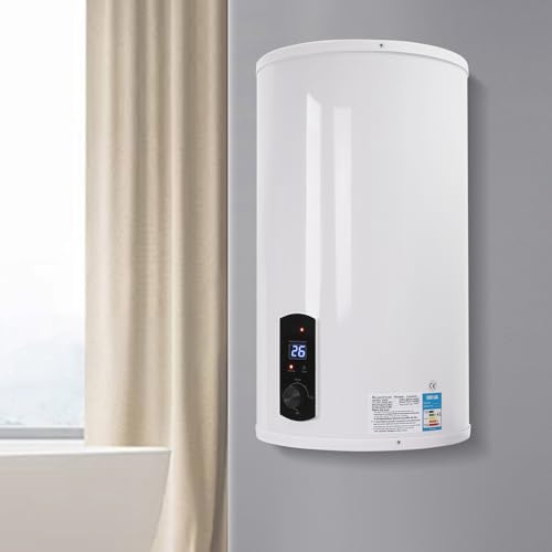 Elektro Warmwasserspeicher Boiler Handy Shower Tap Led Bildschirm Elektrospeicher Wasser Elektroboiler Wasserboiler Bad Kit WandhäNgend InnenbehäLter Warmwasserboiler Heizung Speicher (35L)