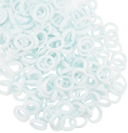 200 Stück Kleine Haargummis für Mädchen, Elastische Haargummis Zopfgummis Pferdeschwanz Bunt, Mini Haarband für Baby Kleinkinder Mädchen (weiß)