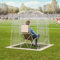 VEVOR Sportzelt für 1 Person, wetterfestes Sofortzelt, Outdoor-Luftpolsterzelt mit klarer Sicht, klimatisiertes Überdach für Fußball, Football, Softball und andere Sportveranstaltungen, Paraden