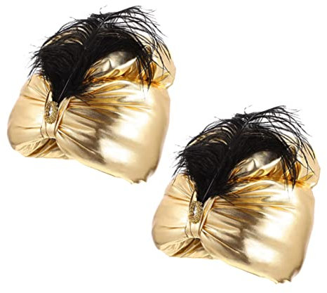 WATIIFUFU 2stücke Arabische Plume Hut Für Kostümpartys Und Halloween Für Cosplay Und Bühnenaufführungen Design Für Unvergessliche