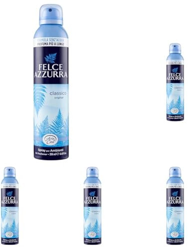 Felce Azzurra Spray Profumatore Classico per l'Ambiente, 250ml (Confezione da 5)
