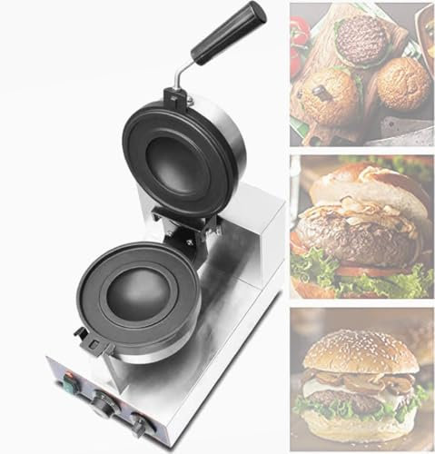 Macchina per hamburger, pressa elettrica per hamburger, pressa antiaderente commerciale per hamburger, macchina per waffle per hamburger elettrica, macchina per hamburger ripiena di gelato,