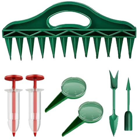 per piantine e piantine – Utensile da giardino portatile per seminare e distribuire, spargitore palmare, seminatrice compatta per fiori, prati e piante in vaso