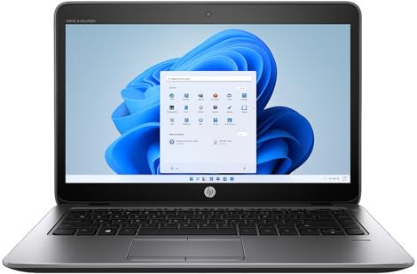 HP EliteBook 840 G3 14 i5-6300U 2.4GHz 16GB RAM 512GB SSD Windows 11 Pro | Notebook | Silber | US QWERTY Tastatur | WLAN | Webcam | USB 3.0 (Generalüberholt)