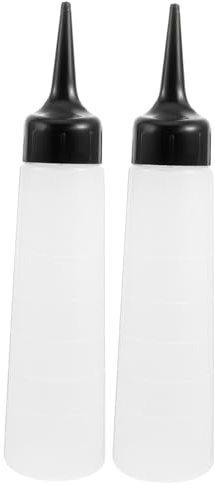 2pezzi Bottiglia Graduata 250ml Plastico per Shampoo e Diluizione