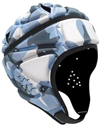 Casque de rugby rembourré pour enfants et jeunes pour patinage à roulettes, baseball, bleu