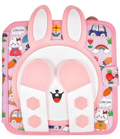 - Giocattolo sensoriale – 7,87 x 7,87 x 2,36 cm in feltro, apprendimento precoce, libro di attività portatile per bambini in età prescolare, giocattolo educativo | Viaggio interno a casa, soggiorno