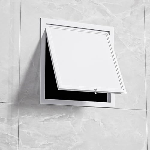Brandschutz-Trockenbau-Zugangstürverkleidung, Aluminiumlegierung, 15,2 x 15,2 cm bis 86,4 x 86,4 cm, einfache Installation, lackierbar, ideal für Decken- und Wandwartungszugang