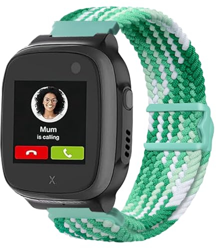 16mm Nylon Armbänder Kompatibel mit Xplora X5 Play/Kidzi/XGO 2/XGO 3 | Magnetisches Wasserdicht Bequem Weich Verstellbare Ersatzarmband für Kinder Mädchen Jungen