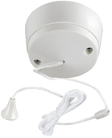 6 Amp 2-Way Bathroom Light Pull Cord Switch, Ceiling Mounted