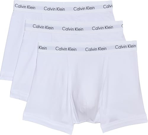 Calvin Klein herr Trunk Trunk 3pk 0000u2662g, Weiß, L