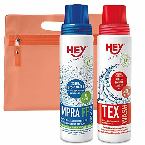Hey Sport, Doppelpack Tex und Impra Wash je, 500 milliliter