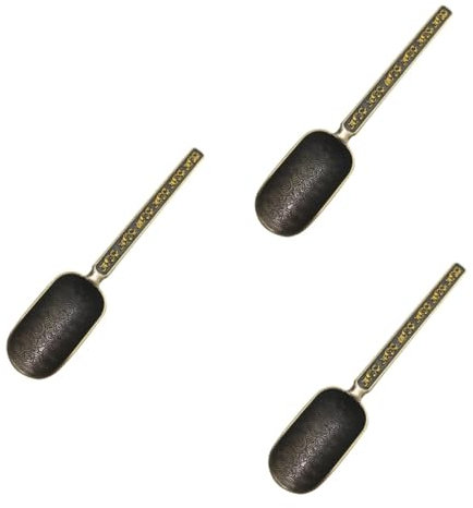 Cabilock 3 Pièces Pelle à thé cuillère doseuse café Expresso Portion cuillere doseuse tu Peux Cuillère doseuse à thé en cuivre cuillère à café en cuivre Métal cuillère à thé en cuivre Japon