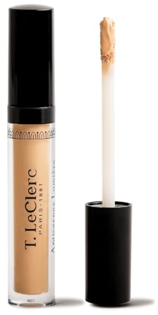 T.LeClerc Anticernes Correcteur Lumière Fluide - Teinte Miel - Actif Soin 2 en 1 - Corrige les Cernes & Hydrate 8H - Regard Lumineux, Frais, Défatigué et Teint Unifié - Vegan & Fabriqué en France