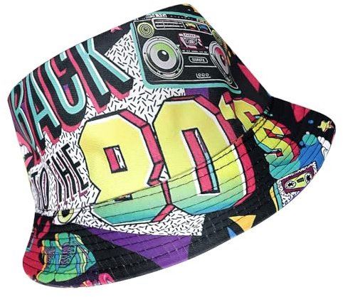 GADITIEK Fischerhüte Bucket Hat Retro 80er 90er Jahre, 90er 80er Jahre Outfit Herren, 90er 80erJahre Outfit Damen,90er 80er Jahre Accessoires,