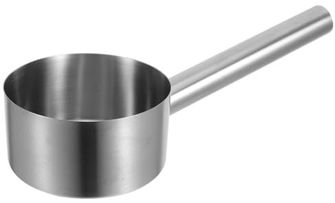 Alipis Cucharón Para Agua Mango Cucharón Inoxidable Para Baño Cuchara De Agua Mango