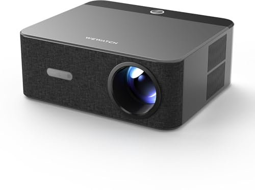 WEWATCH WP01 Proiettore Intelligente Full HD 1080P [Netflix & Dolby] 700 Lumen ISO con WiFi6/Bluetooth 5.0 | Autofocus & Correzione Keystone 4D | Proiettore Portatile per Cinema Domestico/Esterno