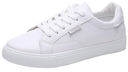 Zapatillas de tenis bajas para mujer con cordones, cómodas, transpirables, ligeras, para actividades al aire libre, antideslizantes, deportivas, casuales, para trabajo, zapatillas de deporte, Color