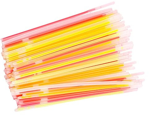 YARNOW 100stücke Leuchtstab-armbänder in Großen Mengen Leuchtstäbe Für Partys Glow Armbänder Für Junge Mädchen Und Erwachsene Leuchtend Im Dunkeln Party-requisit Für Konzerte Und