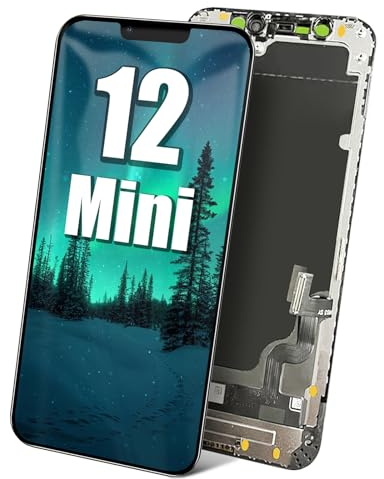 DTD Écran Tactile de Rechange pour iPhone 12 Mini LCD Retina 5,4 FHD COF Écran Tactile Digitizer A2398, A2399, A2400