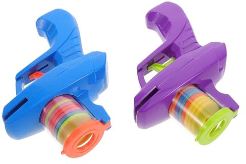 ifundom Dispositivo para Discos Blandos para 15 Unidades Púrpura y Azul Oscuro Juguete Interactivo para Exterior Adecuado para Juegos Familiares y Actividades al Aire Libre