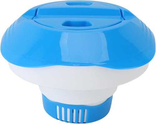 WEQNGIU Pool doseringsflöde, stor 20 cm klor simmare, pool klor doserare med justerbar ring i steg, klordoserare för pooler, bubbelpooler, spa