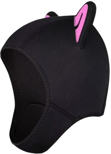 Funda para cabeza de buceo, neopreno con diseño de orejas de gato, capucha de buceo térmica, para canoa, esnórquel, agua fría, todas las estaciones, kayak, natación, vela