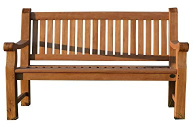 Hochwertige Teak ZWEISITZER Parkbank Elefantenbank Gartenbank Sitzbank Garten Bank