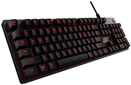 Logitech G413 USB Carbon Keyboards (Standard, Wired, USB, Mechanical Keyboard, LED, Charcoal)