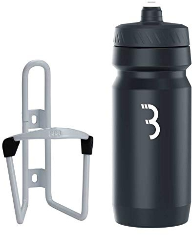 BBB Cycling Fahrrad Wasserflasche und Halter Kombination Universal Fahrrad Flaschenhalter für Rennrad und MTB