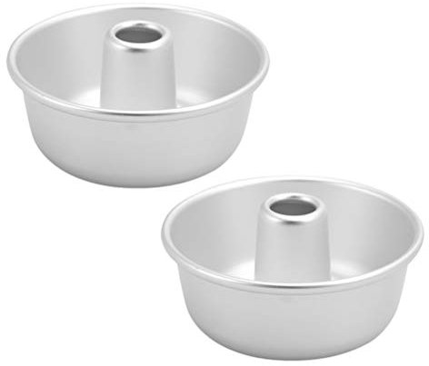 Cabilock 2 Moldes Redondos Para Tartas Con Forma De Donut Gigante Moldes Para Tartas De Donuts Moldes Para Hornear Con Agujeros De Aluminio Moldes Para Magdalenas Moldes Para Brioche