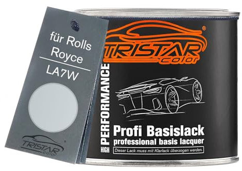 TRISTARcolor Autolack Dose spritzfertig für Rolls Royce LA7W Reflex Silver Metallic Basislack 0,5L