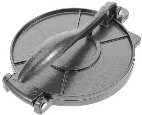 1stk Pizza Macher Pfanne Zur Herstellung Von Tortillas Mehl-tortilla-presse Tortillapresse Aus Legiertem Mehl Gorditas-hersteller Runden Rotieren Presswerkzeug Aluminiumlegierung
