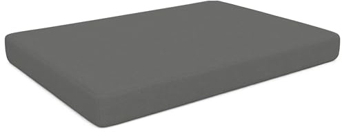 POKAR Palettenkissen Wasserabweisend Palettenauflagen mit abnehmbarem Bezug Palettenauflage Palettenmöbel Palettensofa, Sitzkissen 120x80, Anthrazit