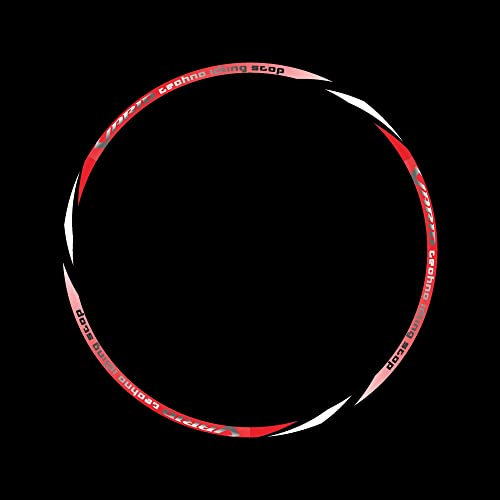 Felgenband 1 Satz 14 Zoll Reflektierende Motorrad Zubehör Radstreifen Aufkleber Felgennaben Aufkleber Für VARIO 160/125/150 MOTO(Color:C)