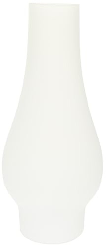 IMIKEYA Öllampenschornstein Aus Frosted Glas Windfester Ersatzglas Lampenschirm Für Kerosinlampe Retro Lampenschirm Für Innenbeleuchtung 9.84 Zoll 1 Stück