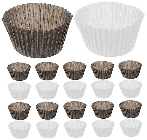 Alipis 1000stücke Papierkuchen Cupcake Muffin Liner Aus Papier Für Backen Desserts Snacks Geburtstags Und Feiertagspartys Robust Und Zuverlässig