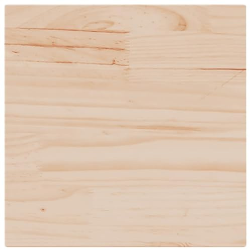 Dessus de table 40x40x2,5 cm carré bois de pin massif