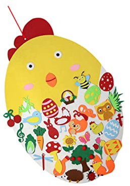 Amosfun Anhänger Filz Ostern 3 Sätze Küken-Ornament Aus Filz Stofftier Für Ostern Geburtstagsfeier Gefallen Für Eierdekorationen Osteranhänger Aus Plüsch Gefühlt Yellow